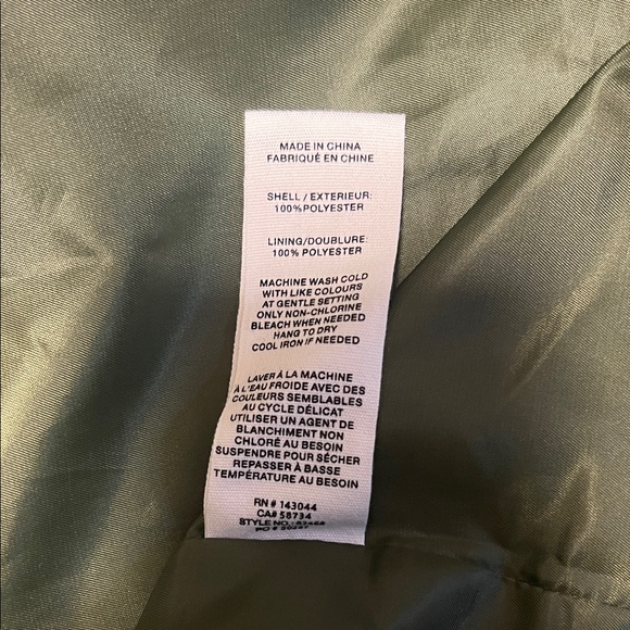 Avec Les Filles Dark Green Hooded Trench Coat - Picture 7 of 7